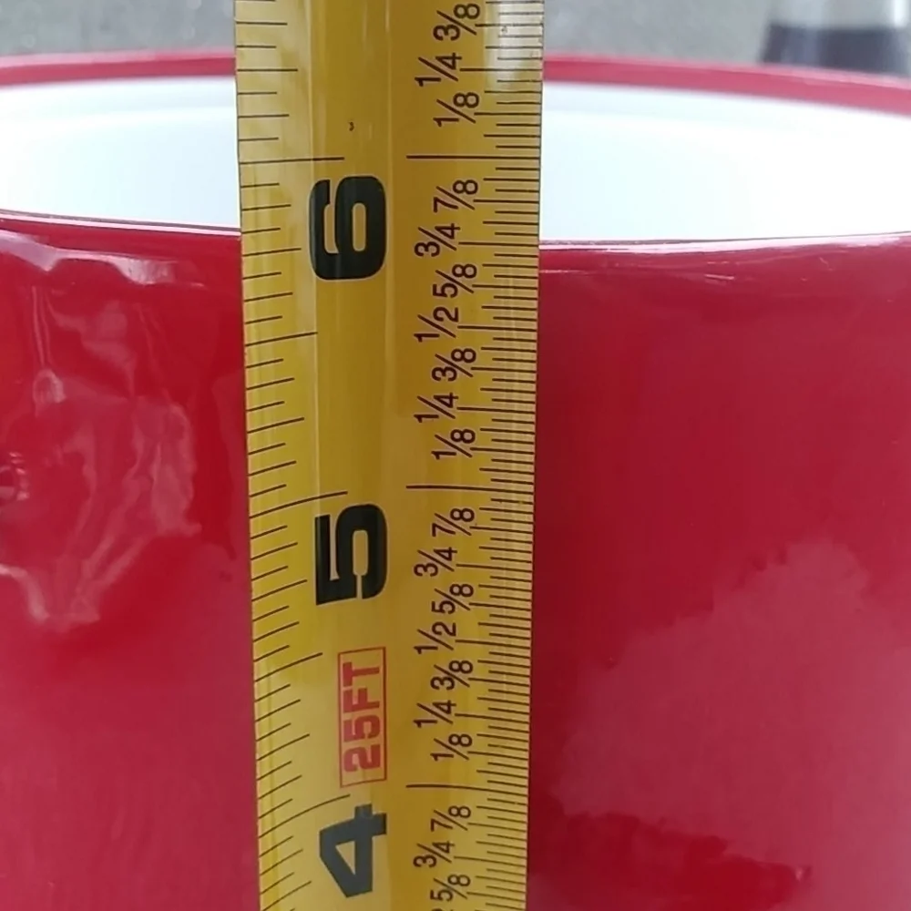 Perfectly Retro Mid-Century Modern Vinyl Red and White Ice Bucket with Lid